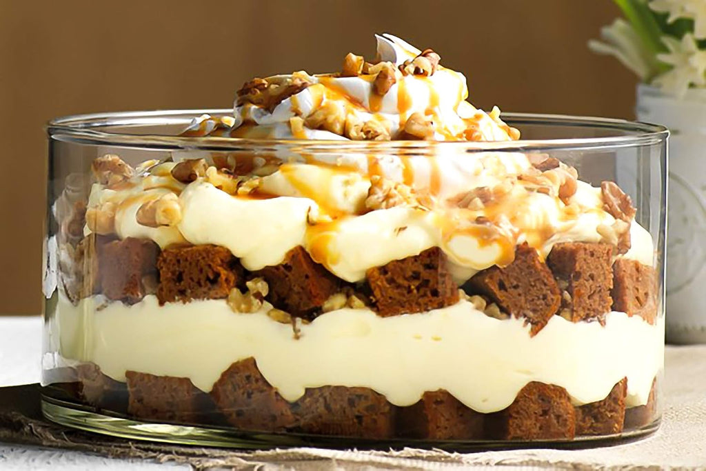 Large Glass Salad Bowl - Microwave & Dishwasher Safe - Centerpiece Serving Bowl - Mixing and Serving Dish - Clear Borosilicate Glass Fruit Bowl and Trifle Bowl  100oz.
