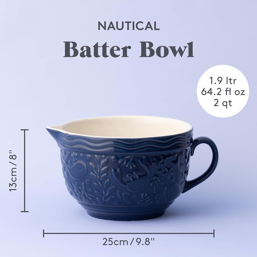 Mason Cash Nautical 2 Qt Batter Bowl