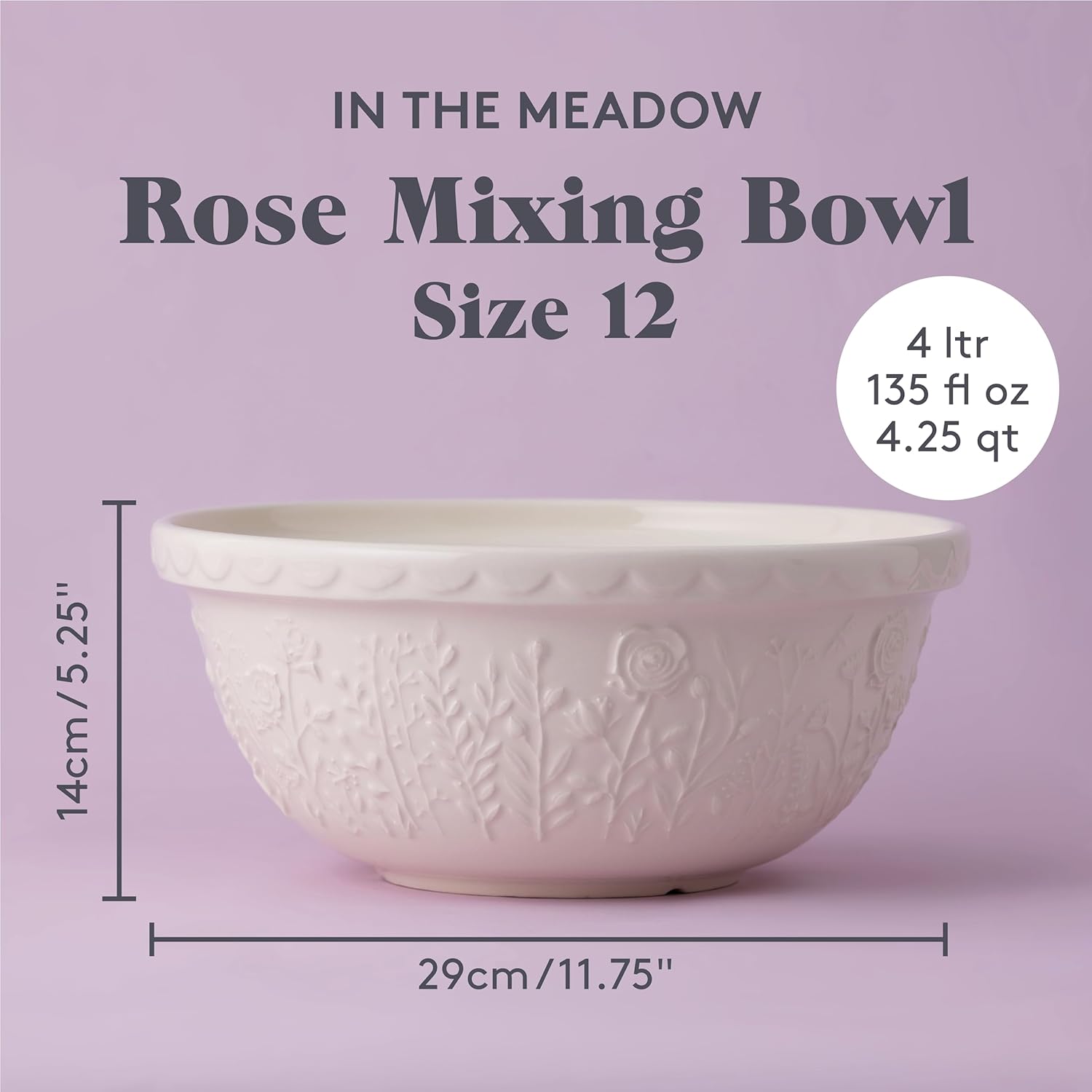 Mason Cash In The Meadow | (S12 Rose)